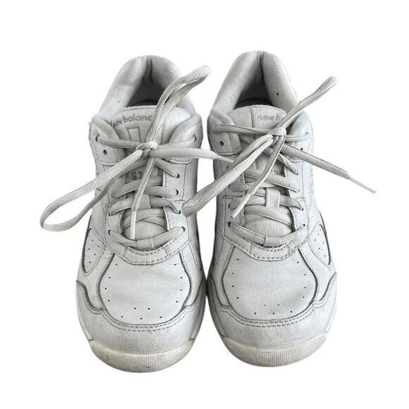 New Balance Abzorb Walking Strike Path 574 White Platform Sneakers SL-2 Fit - Picture 3 of 7